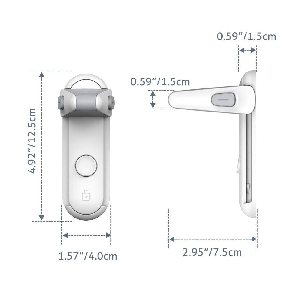 "Child Safety Door Lever Lock: Easy Installation to Keep Kids and Pets Safe" - Keep Life Simple