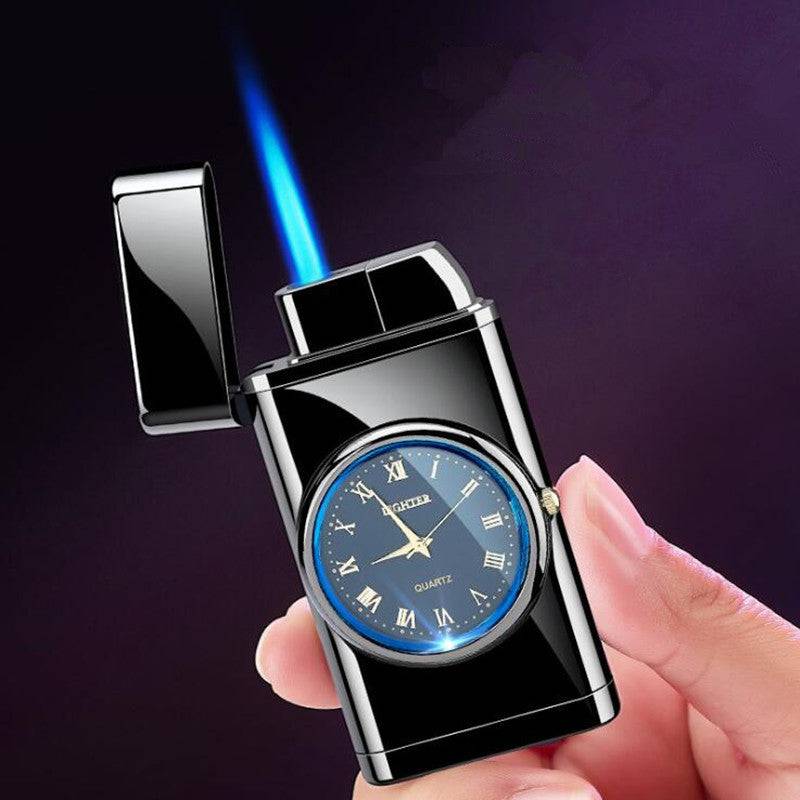 "A Timepiece with a Spark: Multifunctional Watch and Cigarette Lighter Gift"