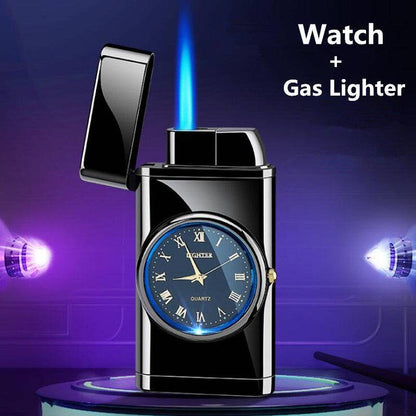 "A Timepiece with a Spark: Multifunctional Watch and Cigarette Lighter Gift"