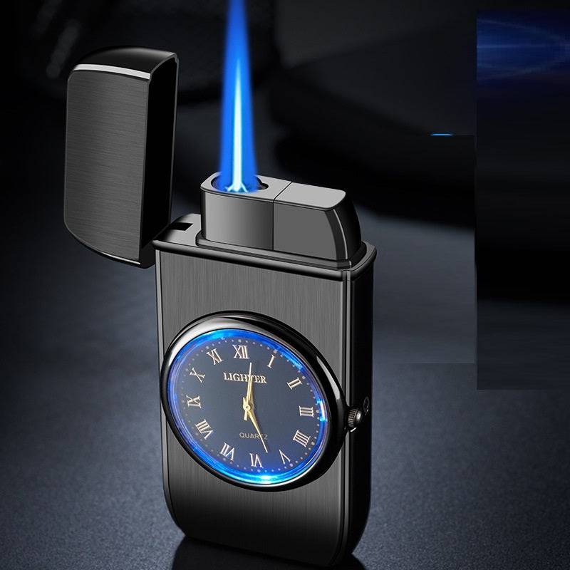 "A Timepiece with a Spark: Multifunctional Watch and Cigarette Lighter Gift"