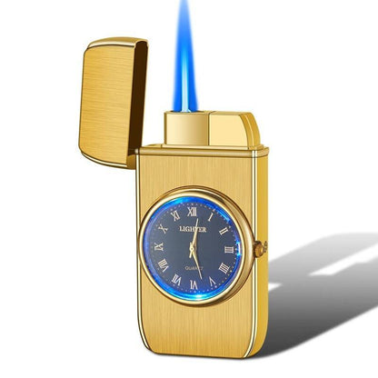 "A Timepiece with a Spark: Multifunctional Watch and Cigarette Lighter Gift"